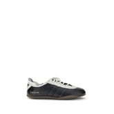 Y-3 Black Calf Leather Bos Taurus Low Top Sneakers
